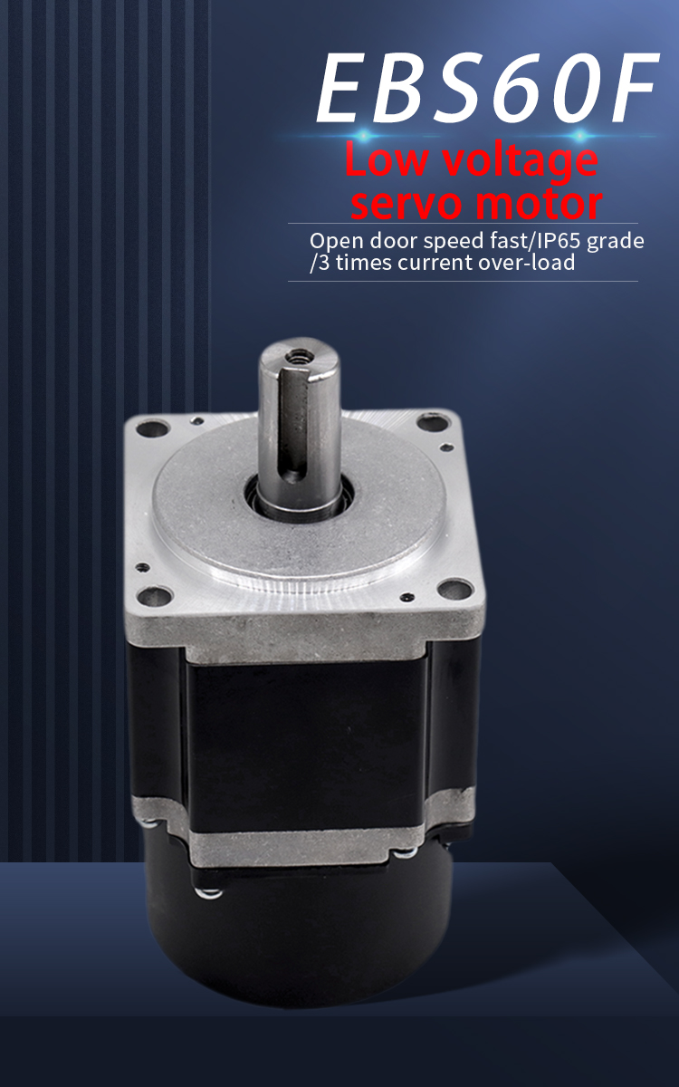 Low Noise 2500RPM 200W 60mm Servo Motor DC 24V With Not Gearbox