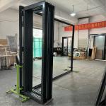 Thermal break aluminum folding door customized product double tempered glass