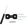 Buy cheap Flat Fiber Optic Cable GJXFH Type , LSZH Sheath Fiber Optic Drop Cable 1KM / 2KM from wholesalers