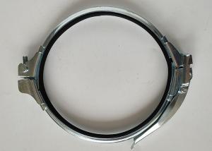 Quality Rubber Lined Heavy Duty Pipe Clamps Quick Release Galvanized Steel Longlife wholesale