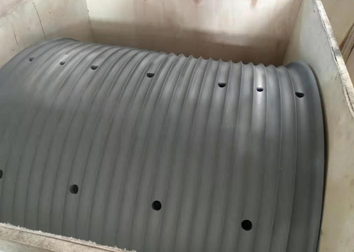 Bolted / Welding Connection Winch Drum Grooved Sleeves And Shells