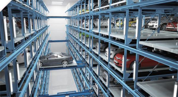 Cheap PPY Horizontal Circulation Parking System 2200kg 6 Levels for sale