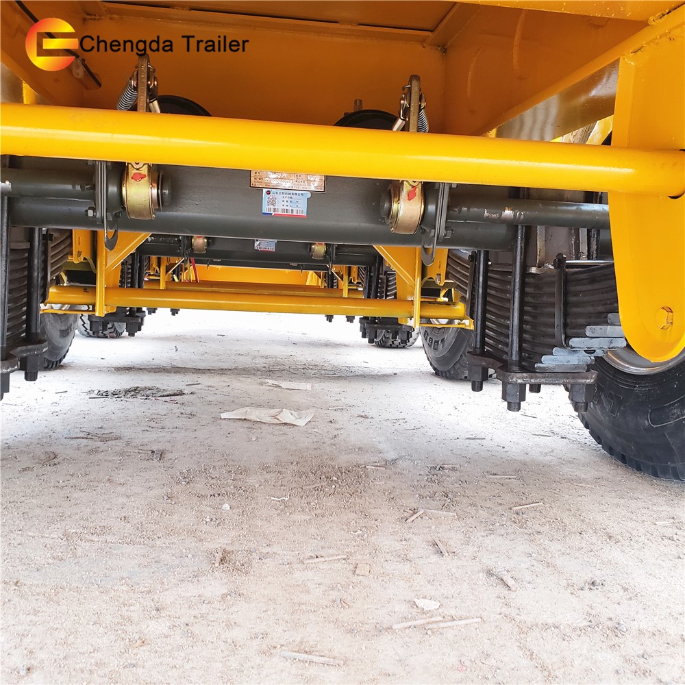 New 3 Axle Lowbed Trailer Transport Bulldozer Lowboy Gooseneck Semi Trailer With Mechanical Suspension