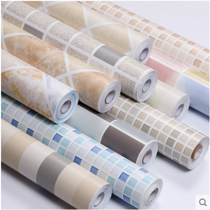 8mm Thickness Geometric Pattern Foam Wall Stickers for Sophisticated 3D Ceiling Wallpaper