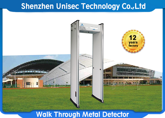 100 Sensitivity IP67 6 Zones 8KHZ Door Frame Metal Detector