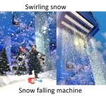 PLC Touch Screen Control Snow Blower for Restaurant Ambiance Stainless Steel