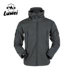 Custom Logo Winter Hooded Zip Up Male Poly Warm Utility Chaqueta Giacca a Vento