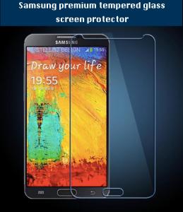Quality Samsung tempered glass screen protector 0.33mm ultra thin 9H hardness high transparency wholesale