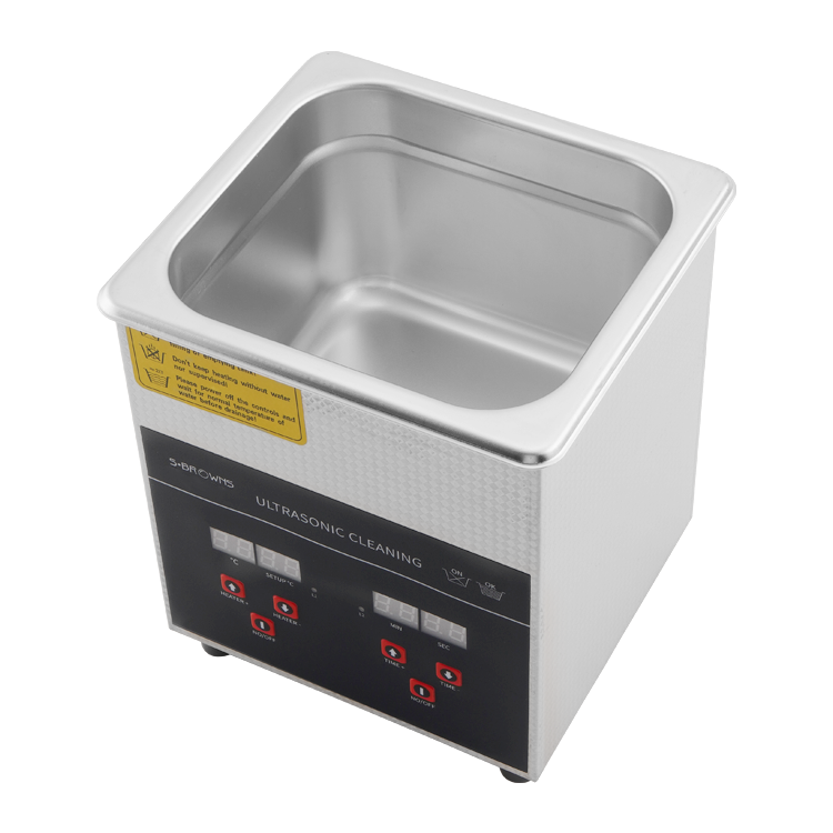 Soak Cleaning Jewelry Ultrasonic Cleaner 2L Custom With Basket