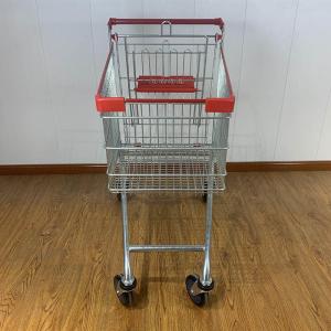 Quality 125L Retail CE Certificate Elevator Wheel Steel Shopping Cart wholesale