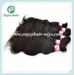 Indian 5A virgin remy hair bulk ,natural color , body wave 10''-26''length hair