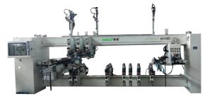 Quality 8 Boring Head Woodworking Drilling Machine That Drills Holes In Wood 21spindles 8lines wholesale