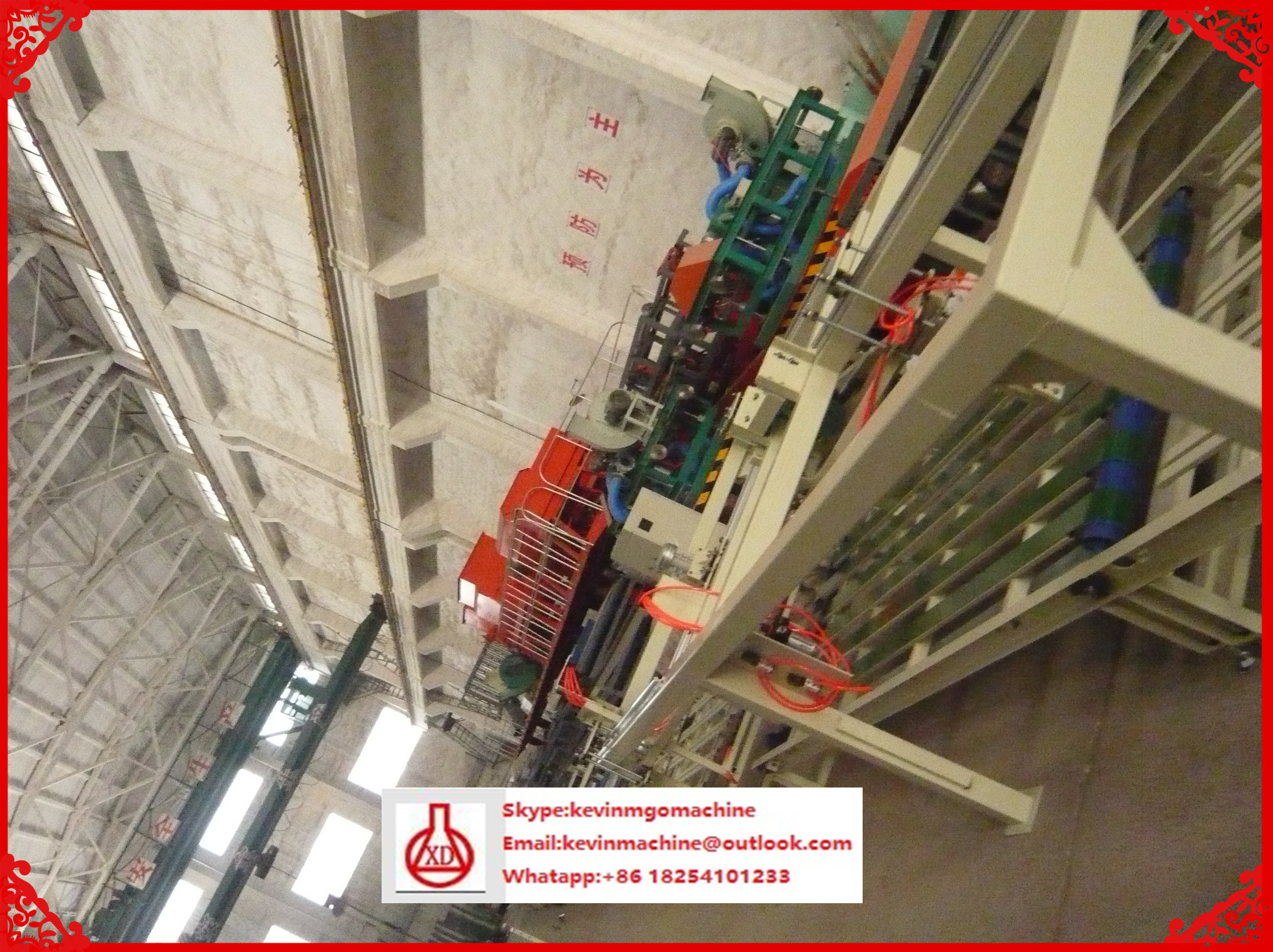 Glass Magnesium / Straw Board Wall Panel Making Machine for Interior Exterior Partition