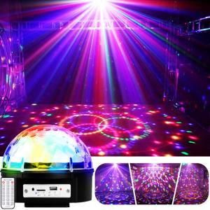 Quality RGBWYP 1500lm Mini Led Stage Lights Festival Decoration Laser Magic Ball wholesale