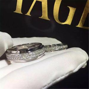 Quality Luxury jewe factoryt ring white gold diamond ring 18k white yellow gold diamond wholesale