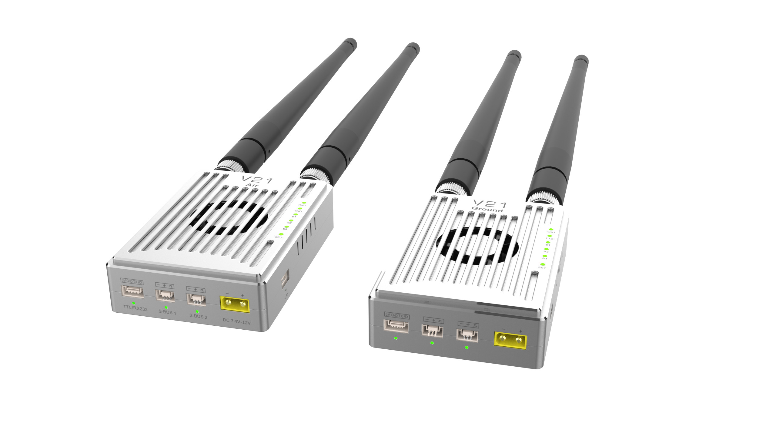 UAV Ground Control Station , 800MHz 1.4GHz Digital Wireless Data Transmitter For Drone