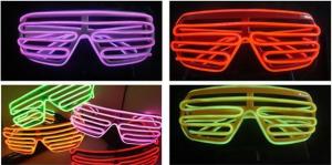 Quality Plastic Glowing El Wire Glasses For Party wholesale