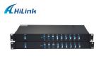 Optical Fiber 16 Channels DWDM Mux Low PDL 100G In 19 Rack