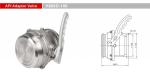 Stainless Steel API Adaptor Valve Truck Spare Parts For Tanks GETH806D -100
