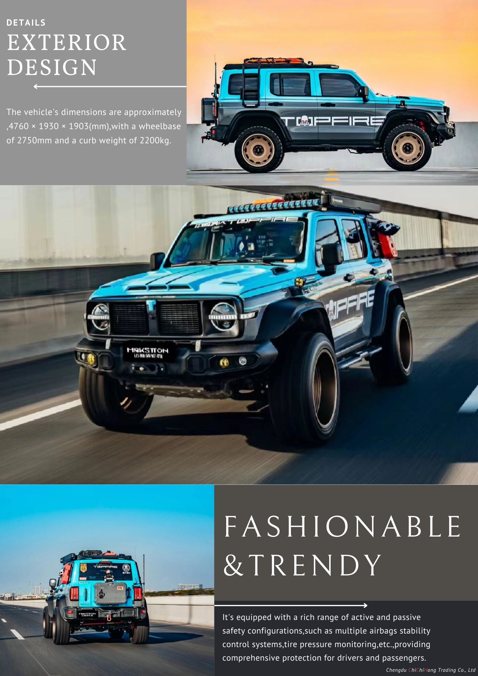 2023 Great Wall Automobile Tank 300 500 2.0T Compact Suv Sedan with 2750mm Wheelbase