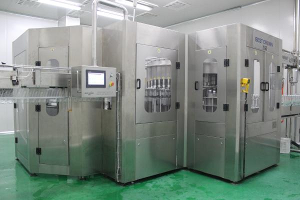 Cheap 72 Filling Valve 45000BPH Bottled Water Filling Machines for sale