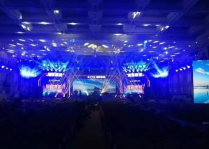 Quality Lightweight Movable Backdrop Indoor Rental Led Screen 800nits Brightness wholesale