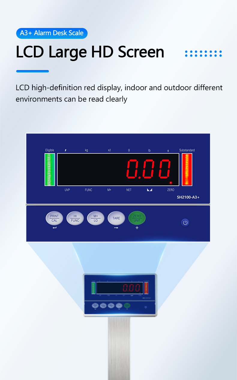 200KG SOHE A3 Two-Colour Alarm Lights for Electronic Industrial Weighing Scales Platform