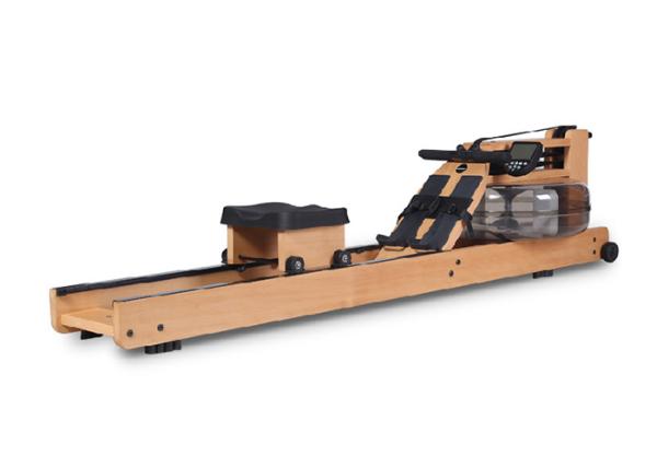 Durable Commercial Grade Gym Equipment , Solid Beech Material Waterrower Rowing