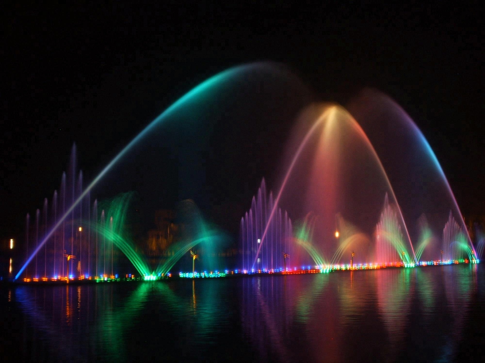 LED Outdoor Decoration Fountain Construction Water Park Equipment