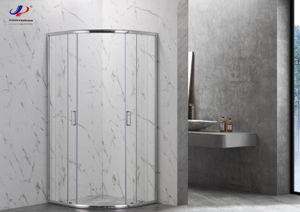 Quadrant Shower Enclosure With 4/5mm Tempered Glass And Alum Frame For A Luxurious
