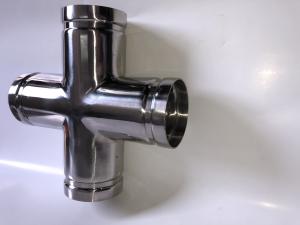 Quality 304 316 Stainless Steel Grooved Cross Standard Size For Chemical Industry wholesale