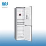 Silver Home Double Door Bottom Freezer Refrigerator Frost Free