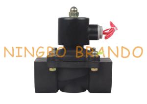 Quality 2 Way Normally Closed Plastic Electric Water Solenoid Valve 2&quot; 12VDC 24VDC 220VAC wholesale