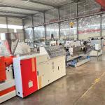 Double Wall Corrugated Pipe Extrusion Machine , 50mm-160mm HDPE Pipe Manufacturi
