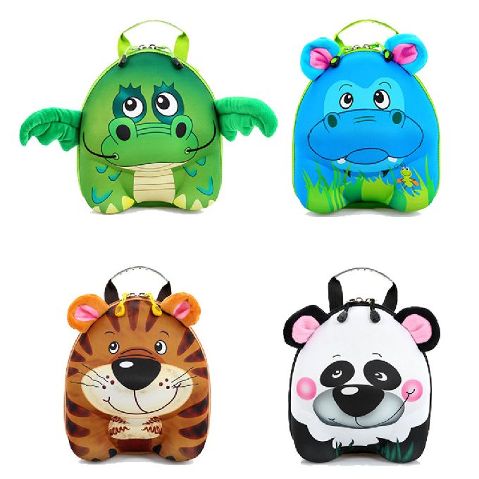 Small Dragon Shape Primary School Bag 3D Stereoscopic Hard Shell Material