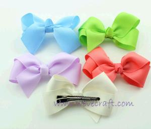 Quality Handmade bow ribbon bow hair bow hair clip wholesale