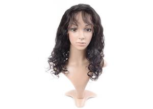 Quality Long Real Full Lace Human Hair Wigs Durable Minimum Shedding And No Tangling wholesale