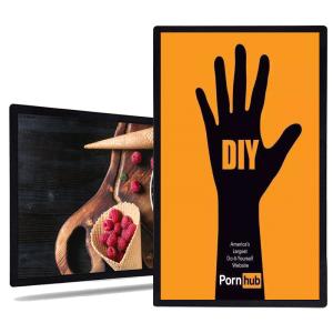 Quality 55 inch tv display ultra slim small bezel LCD advertising digital signage wholesale