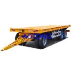 Farm Full Trailer Flatbed or Sidewall Trailer with 20ft Draw Bar and Steel Frame