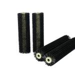 Tufted Bristle Custom Industrial Brushes Cylindrical Fruit Polishing Cleaning