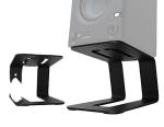 White Black Studio Monitor Speaker Stands With Metal Iron Construction
