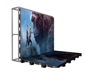 Quality Party Event Indoor Outdoor Led Dance Floor Screen 500*1000mm Cabinets Full Color wholesale