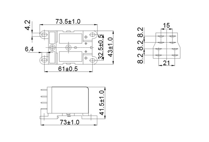 CQC JQX-52F 30A General Purpose High Power Relays Anti Dust Structure