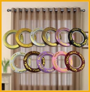 Quality Fashion Prime ABS Plastic Custom Curtain Rings Circles Rod Accessories wholesale