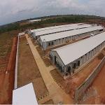 Galvanized Steel Frame Chicken House Bolts Connection Steel Structure Poultry
