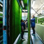 Water Free Artificial Grass Yarn Wall Terrace Garden