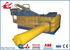 Quality Metal Recycling Scrap Baler Machine 250Ton Side Push Out Bailing Press PLC Control wholesale