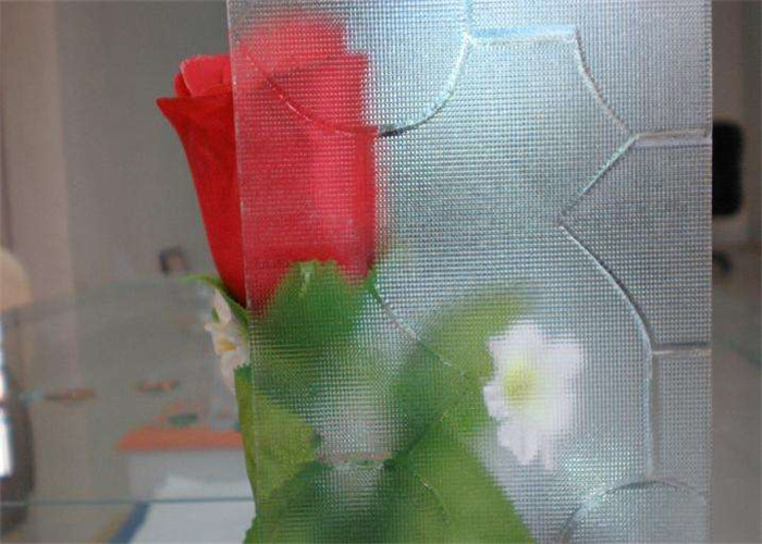Economical Decorative Patterned Glass / Figured Glass With 3mm - 8mm Thickness