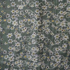 Quality Jacquard Embroidered Polyester Cotton Fabrics For Garment Dress Textile Fabric wholesale