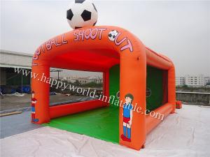 Quality indoor football field for sale , inflatable football goal ,portable soccer goal inflatable wholesale
